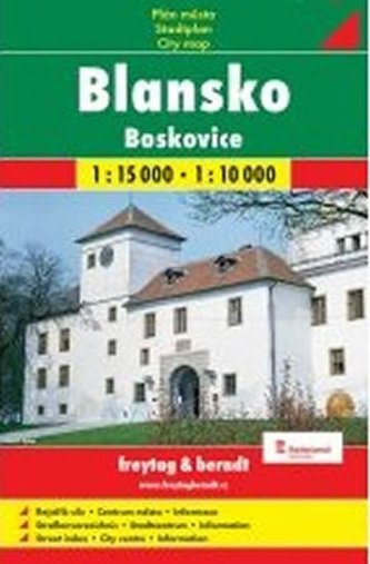 Blansko, Boskovice mapa 1:15 000