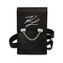 Karl Lagerfeld Autograph Chain Wallet Phone Bag černé