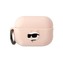 Karl Lagerfeld 3D Sil NFT Choupette pouzdro Apple Airpods Pro 2 růžové