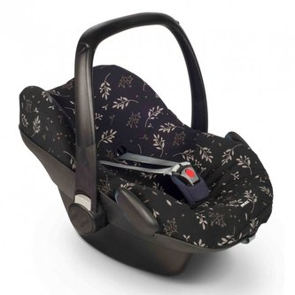 Potah na autosedačku Seat Cover 0+ Romantic Leaves Black