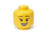 LEGO úložná hlava (velikost L) - šťastná dívka