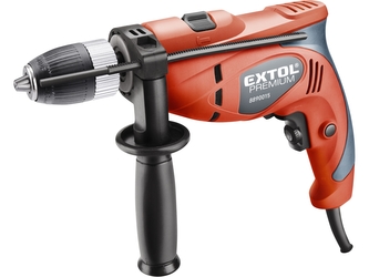 EXTOL PREMIUM vrtačka s příklepem, Click-lock, 550W