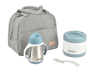 Jídelní termo sada na cesty Blue