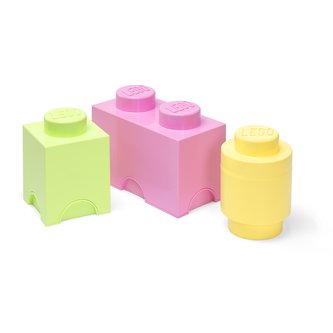 LEGO úložné boxy Multi-Pack 3 ks - pastelové LEGO úložné boxy Multi-Pack 3 ks - pastelové