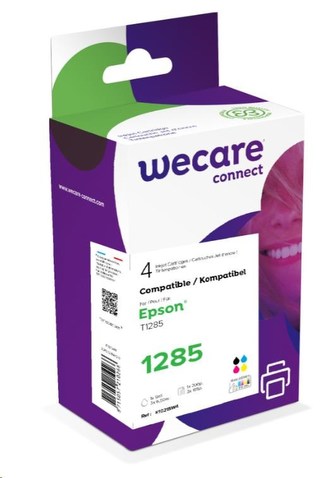 WECARE ARMOR cartridge pro Epson Stylus S22, SX125 (C13T12854012), černá/CMYK, 1x9ml/3x6,5ml