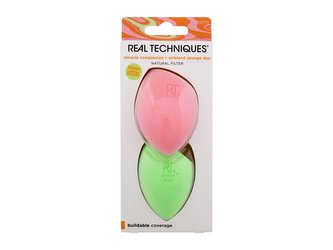 Real Techniques Miracle Complexion Sponge houbička na make-up Miracle Complexion Sponge 1 ks + houbička na make-up Miracle Airblend Sponge 1 ks
