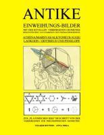 Antike Einweihungs-Bilder mit der rituellen verborgenen Geometrie rekonstruiert aus Symbolen des Freimaurer-Ordens: Athena / Mar