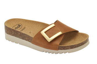 Scholl Zdravotní obuv Monterey Mule Cognac 38