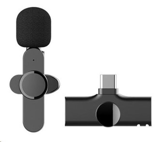 Viking bezdrôtový mikrofón s klipom M360, konektor USB-C
