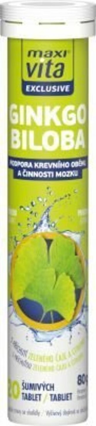 Maxi Vita Exclusive Ginkgo biloba 20 šumivých tablet