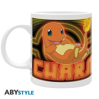 Pokémon keramický hrnek 320 ml - Charmander Neon