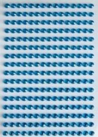 Dżety samoprzylepne niebieskie 6mm 140szt