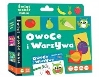 Gra + książka Świat wokół mnie Owoce i warzywa