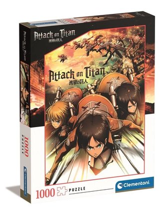 Clementoni Puzzle Anime Collection: Attack on Titan 1000 dílků