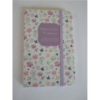 Notes A6-4 Beautiful Flowers Fiolet