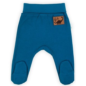 Kojenecké bavlněné polodupačky Nicol Ivo modrá - velikost 68 (4-6m)