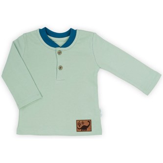 Kojenecké bavlněné tričko Nicol Ivo zelená - velikost 68 (4-6m)