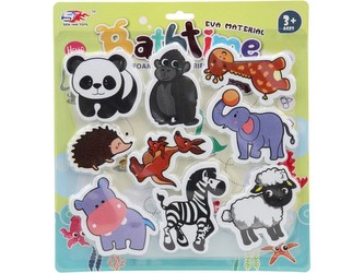 Zvieratká safari do vane, soft, 29 x 1 x 31 cm