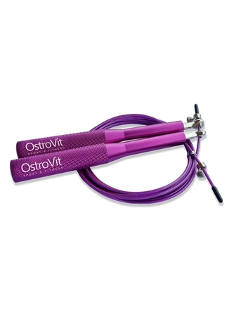 Ostrovit - Metal skipping rope 3m kovové švihadlo s lankem