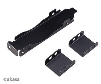 AKASA držák PCI slotu, pro 80mm nebo 92mm ventilátor, černá