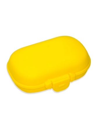 Ostrovit - Pill box bez loga žlutá krabička na tablety