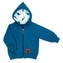 Kojenecká tepláková mikina s kapucí Nicol Ivo modrá - velikost 80 (9-12m)