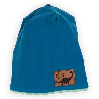 Kojenecká čepička Nicol Ivo modrá - velikost 80/86