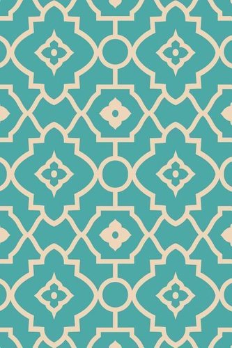 Morrocan Design College Ruled Notebook: College Ruled Notebook 6 X 9: College Ruled Notebook 130 Pages