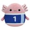 Squishmallows Axolotl s fotbalovým dresem Archie 20 cm
