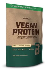 BioTech Vegan Protein 500 g vanilla cookie (vanilka-sušenky)