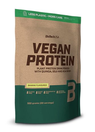 BioTech Vegan Protein 500 g banana (banán)