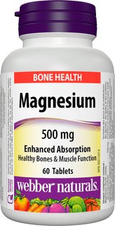 Webber Naturals Magnesium 500 mg 60 tbl