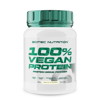 Scitec Nutrition 100% Vegan Protein 1000 g vanilla (vanilka)