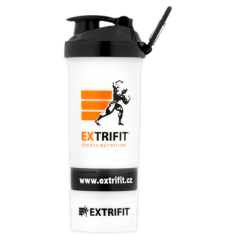 Extrifit Šejkr Triple 600 ml transparent transparentní