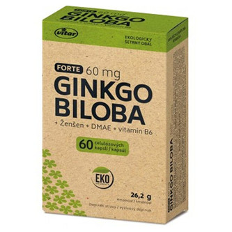 Vitar Ginkgo Biloba EKO 60 kapslí