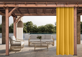 Venkovní zahradní závěs s tunýlkem JAMAICA mustard/hořčicová 155x260 cm (cena za 1 kus) MyBestHome