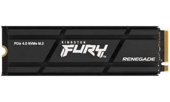 KINGSTON FURY Renegade SSD 1TB SSD / NVMe M.2 PCIe Gen4 / Interní / M.2 2280 / Heatsink / 10,5mm KINGSTON FURY Renegade SSD 1TB SSD / NVMe M.2 PCIe Gen4 / Interní / M.2 2280 / Heatsink / 10,5mm