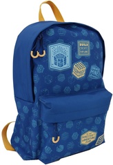 Batoh Minecraft: TNT Items (objem 17 litrů|31 x 41 x 14 cm) modrý polyester