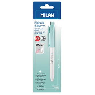Mikrotužka / Pentelka MILAN PL1 Antibacterial HB 0,7 mm - tyrkysová, blistr