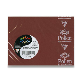 Obálka CF - 100x75 mm, hnedá 120g (20ks)