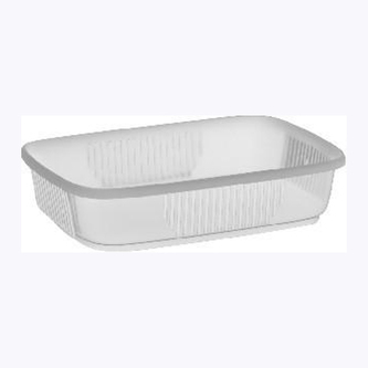 Miska hranatá průhledná 125 ml / 100ks /