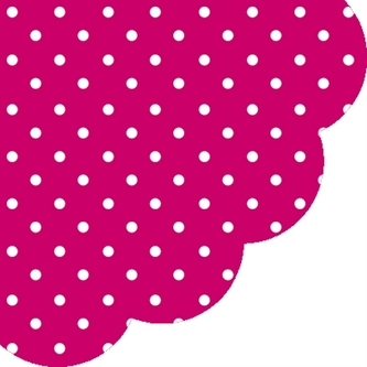 Ubrousky PAW R 32 cm Dots Dark Rosa