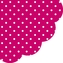 Ubrousky PAW R 32 cm Dots Dark Rosa
