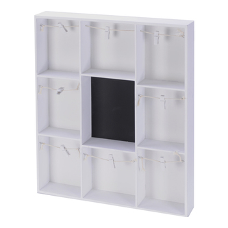 Fotorámeček se skřipci, dřevěný