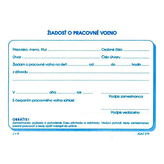 Žádost o volno A6 - 100 listů