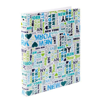 Karisblok A4 PVC bez registru , New York