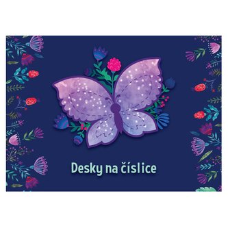 Desky na číslice Motýl
