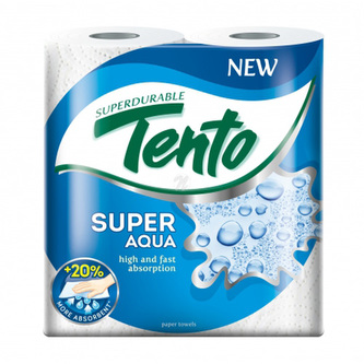 Papírové kuchyňské utěrky Tento Super Aqua 2 vrst. 2x11 m