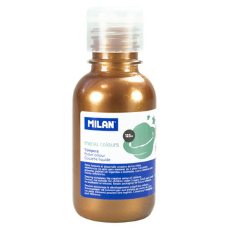 Barva temperová 125ml metalická měděná