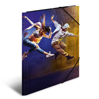 Deska s gumičkou A3 karton - tanec